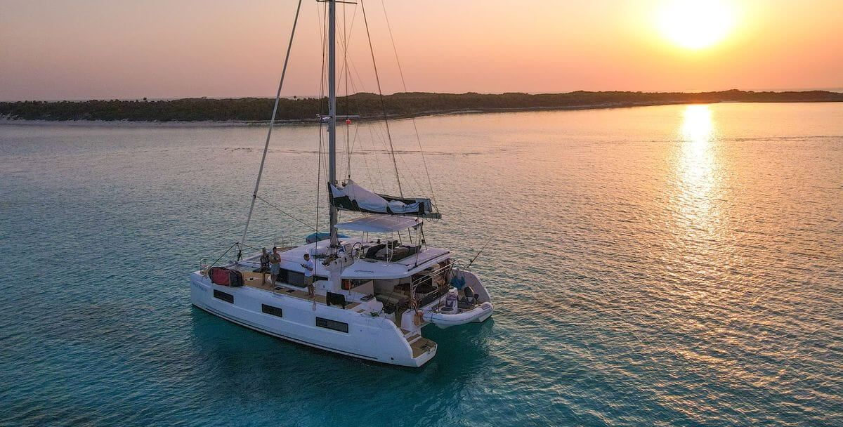 Sunset at anchor