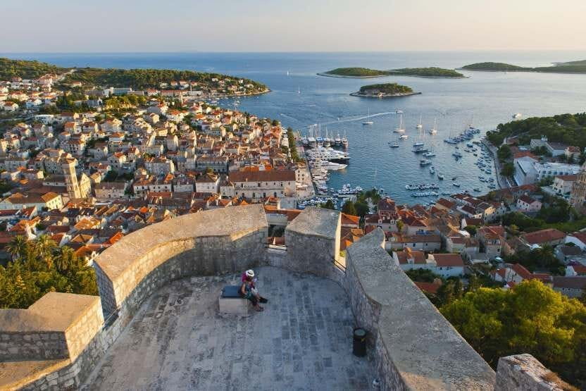 Hvar town and the Pakleni Islands