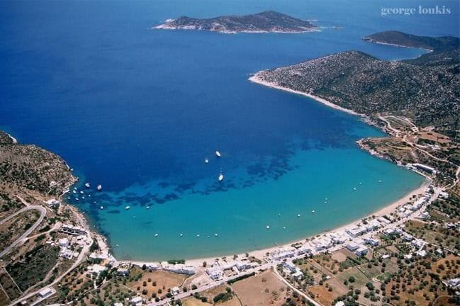 Cyclades anchorage